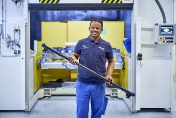 BENTELER Automotive Mitarbeiter im Werk Warburg 