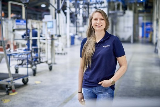 BENTELER Automotive Mitarbeiter im Werk Warburg
